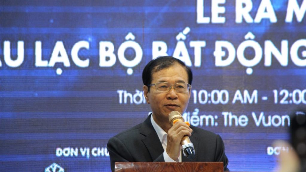 Ông Nguyễn Mạnh Hà phát biểu tại Lễ ra mắt