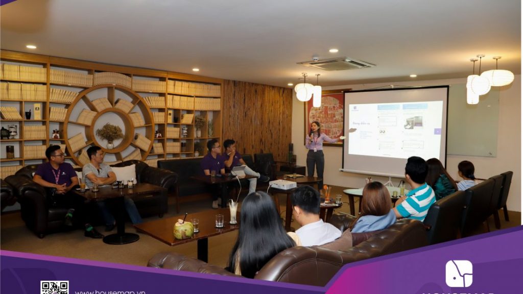 Bà Nguyễn Thị Thùy Dương – Giám đốc phát triển kinh doanh HOUSEMAP chia sẻ về ứng dụng HOUSEMAP.
